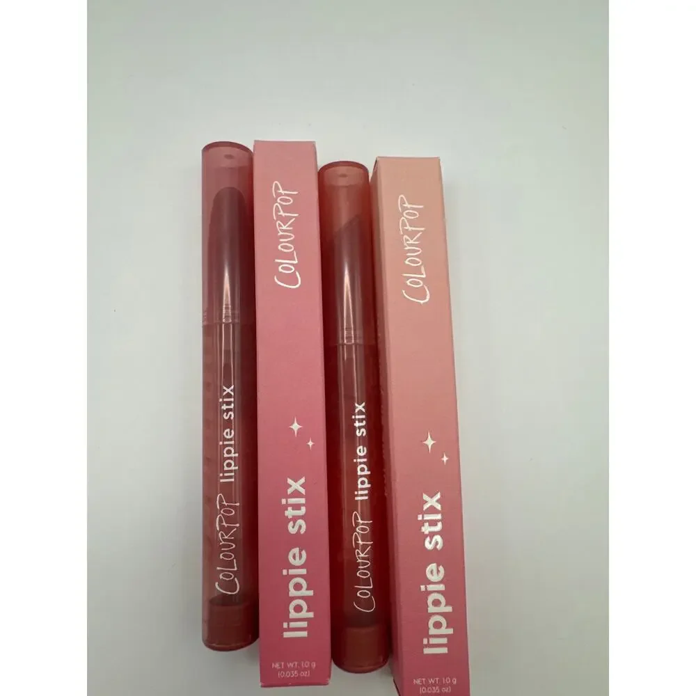 Colourpop Lippie Stix Bundle in Brink + Toasty Creme‎ BNIB